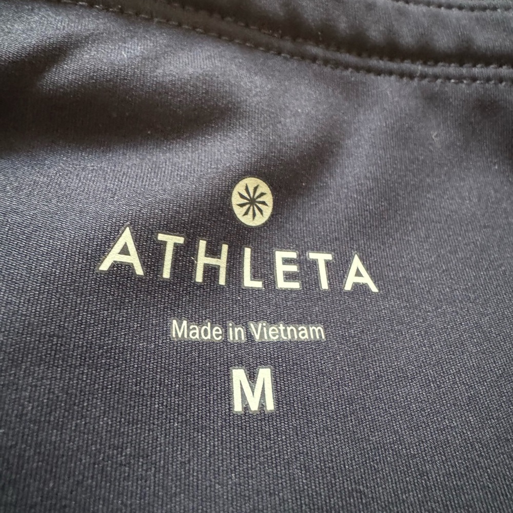 Athleta Black And Multicolor Patterned Leggings- … - image 2